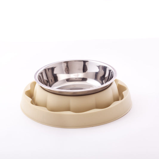 Anti-Ant Cat Food Bowl with Detachable Stainless Steel Insert | Non-Slip, Easy Clean Feeding Bowl
