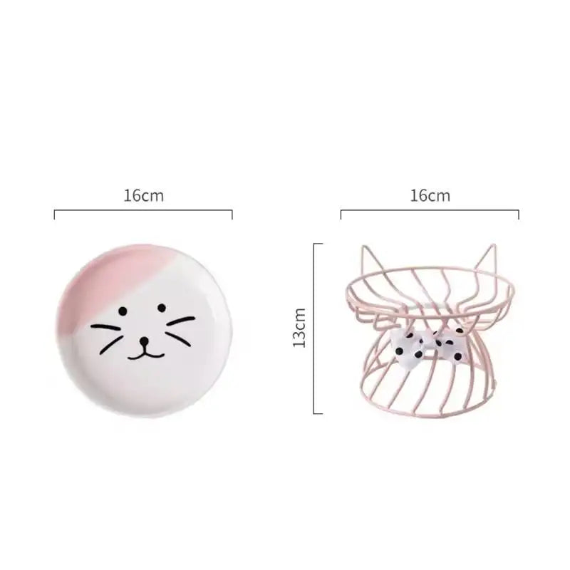 Elevated Cat Bowl Stand – Ergonomic & Whisker-Friendly Feeding