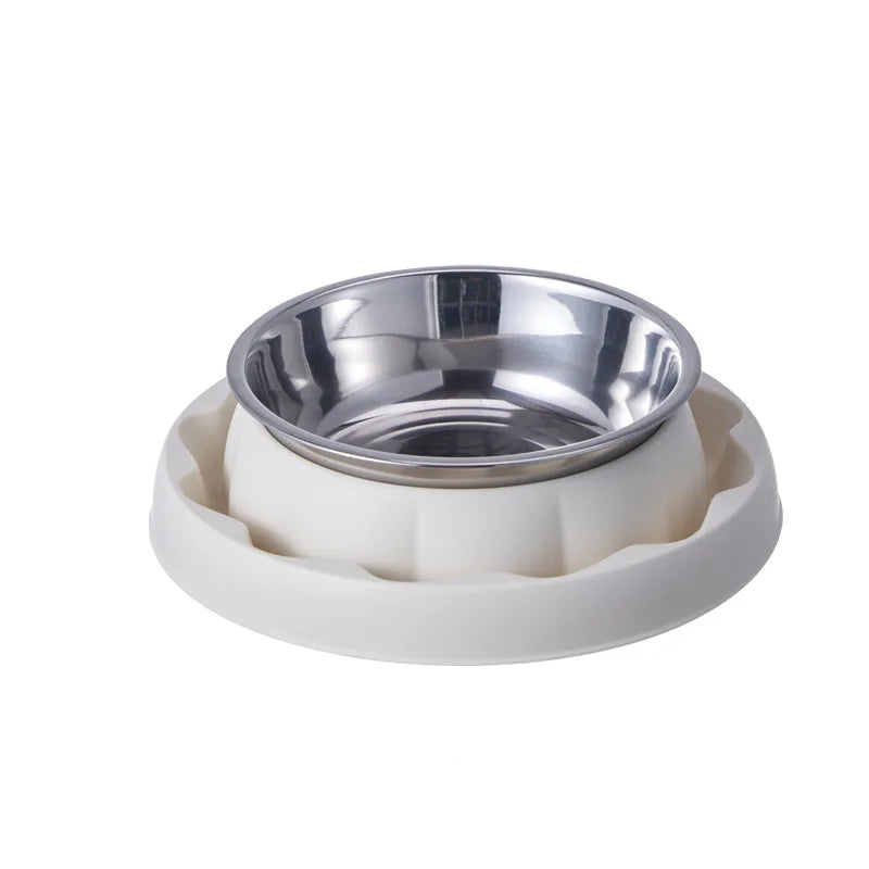 Anti-Ant Cat Food Bowl – Detachable Stainless Steel Bowl