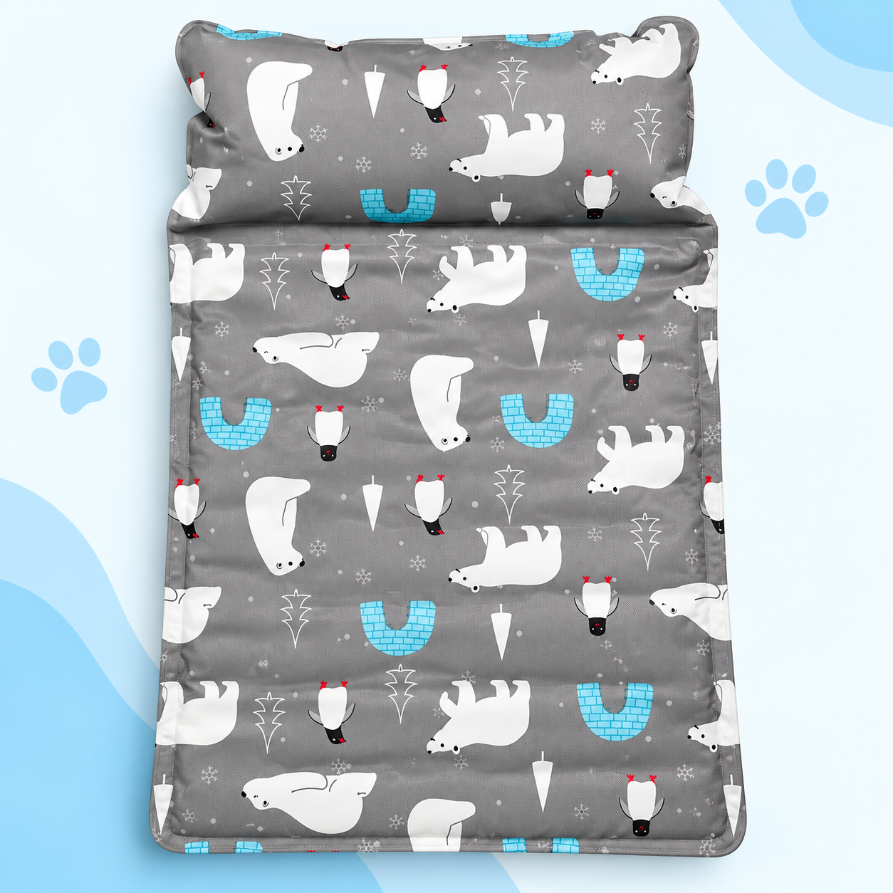 Gel Cooling Pet Mat – Pillow Bed for Cats
