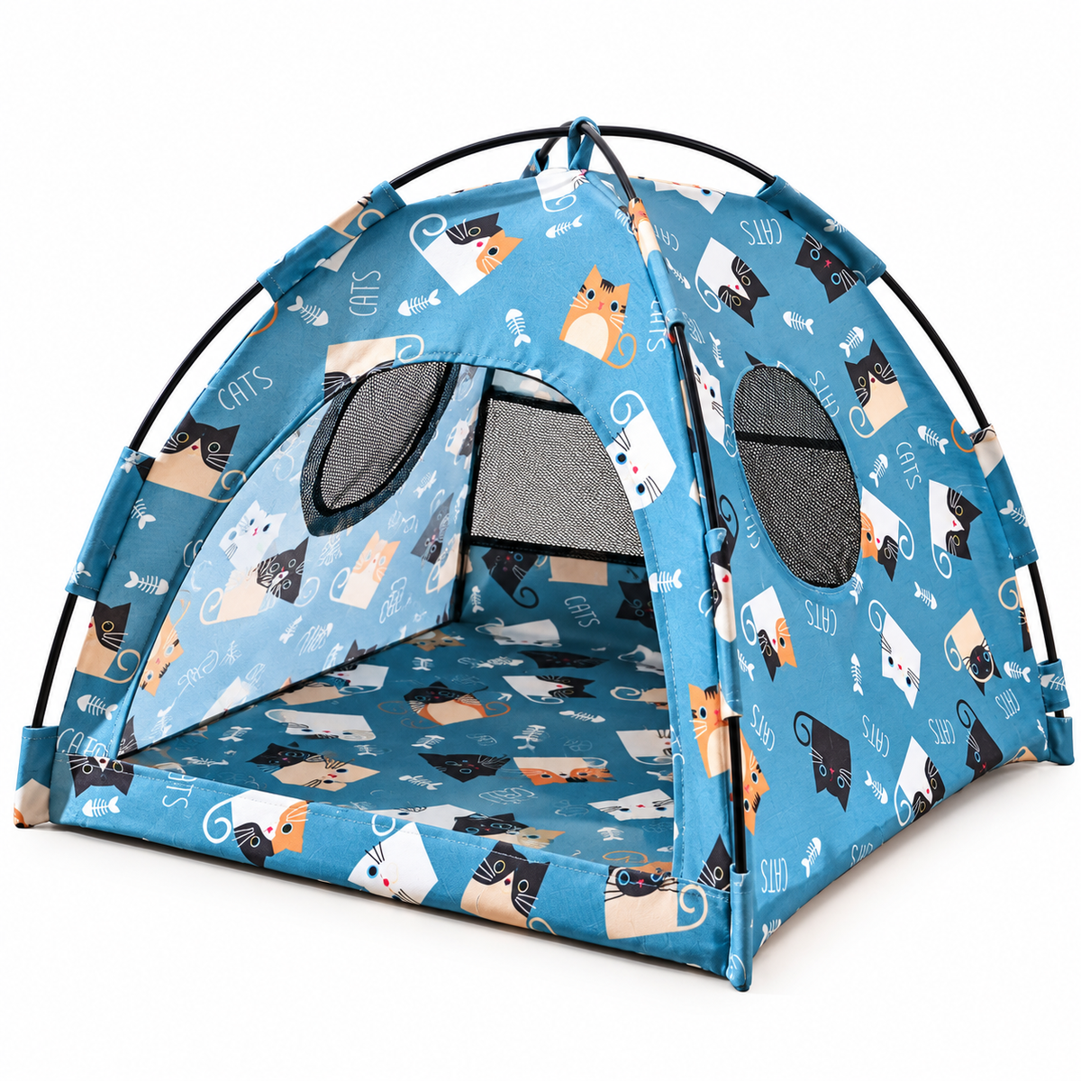 Foldable Cat Tent Bed – Breathable Indoor Hideout