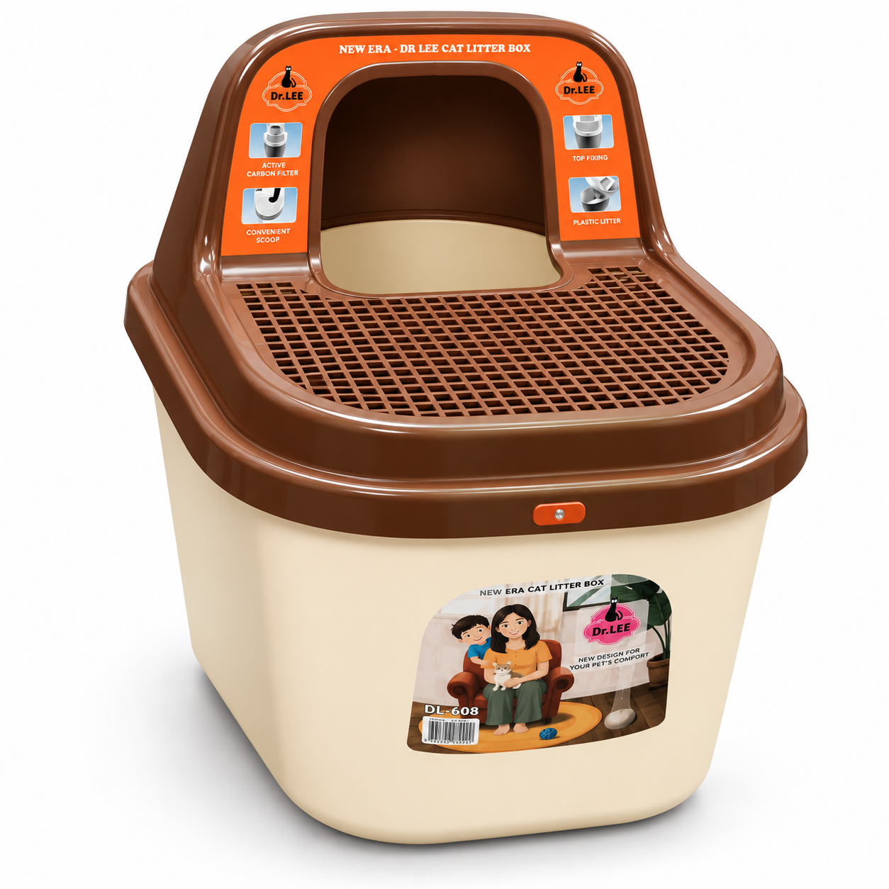 Enclosed Cat Litter Box
