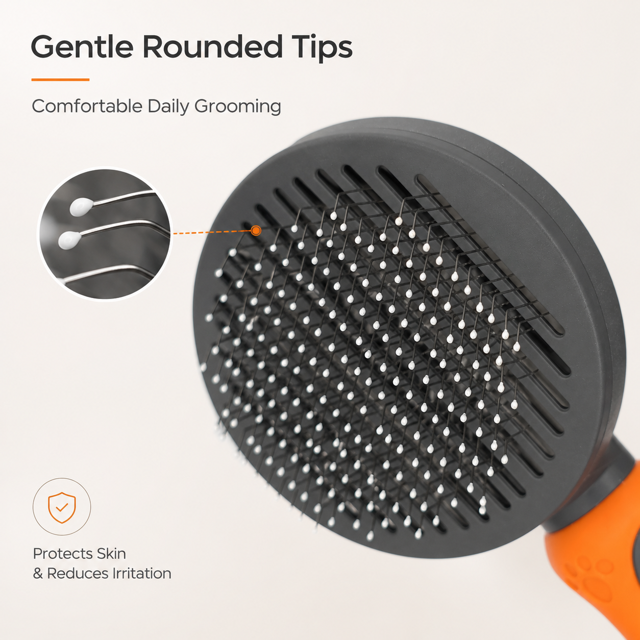 Self Cleaning Pet Hair Brush for Dogs & Cats | Easy Grooming Tool