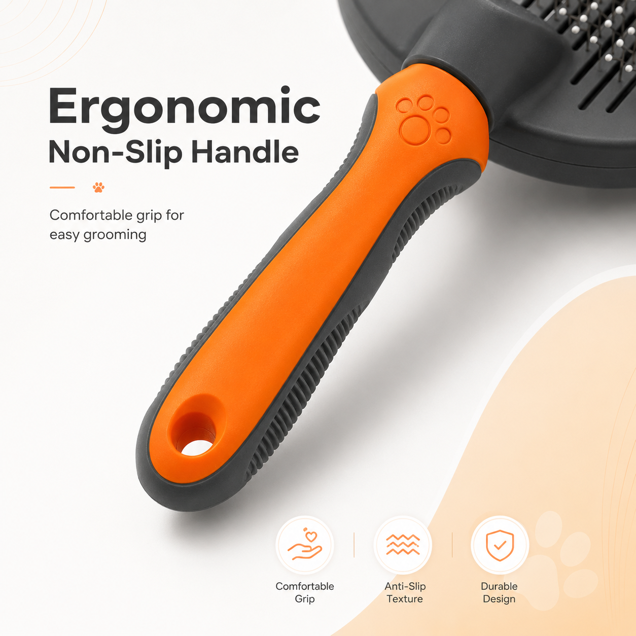 Self Cleaning Pet Hair Brush for Dogs & Cats | Easy Grooming Tool