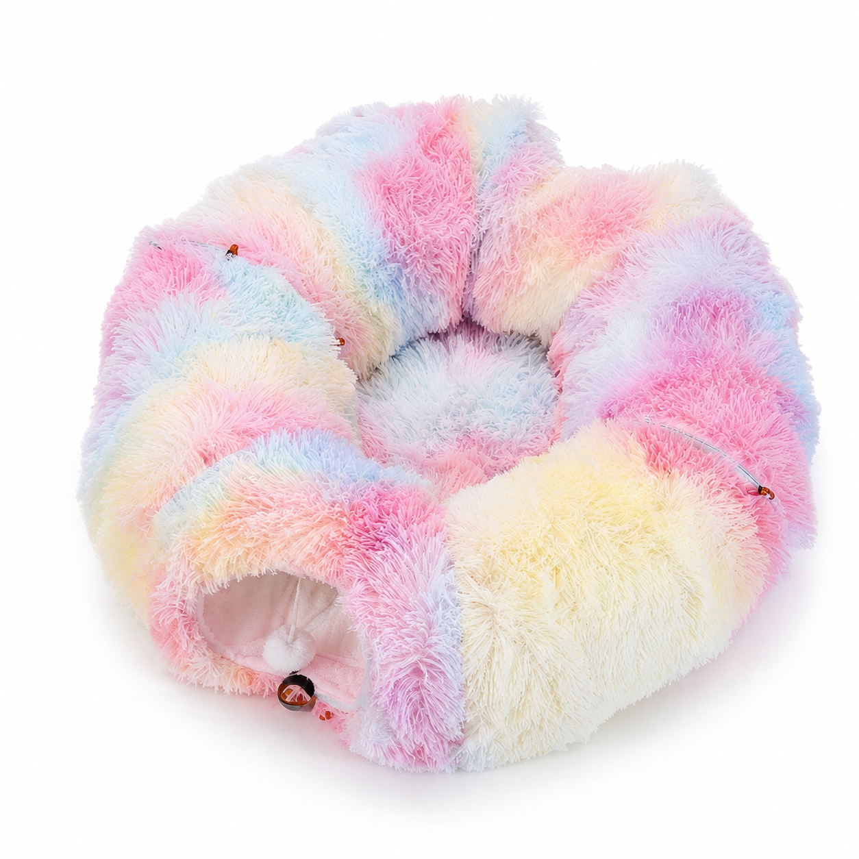 Calming Tunnel Cat Bed – Ultra-Soft