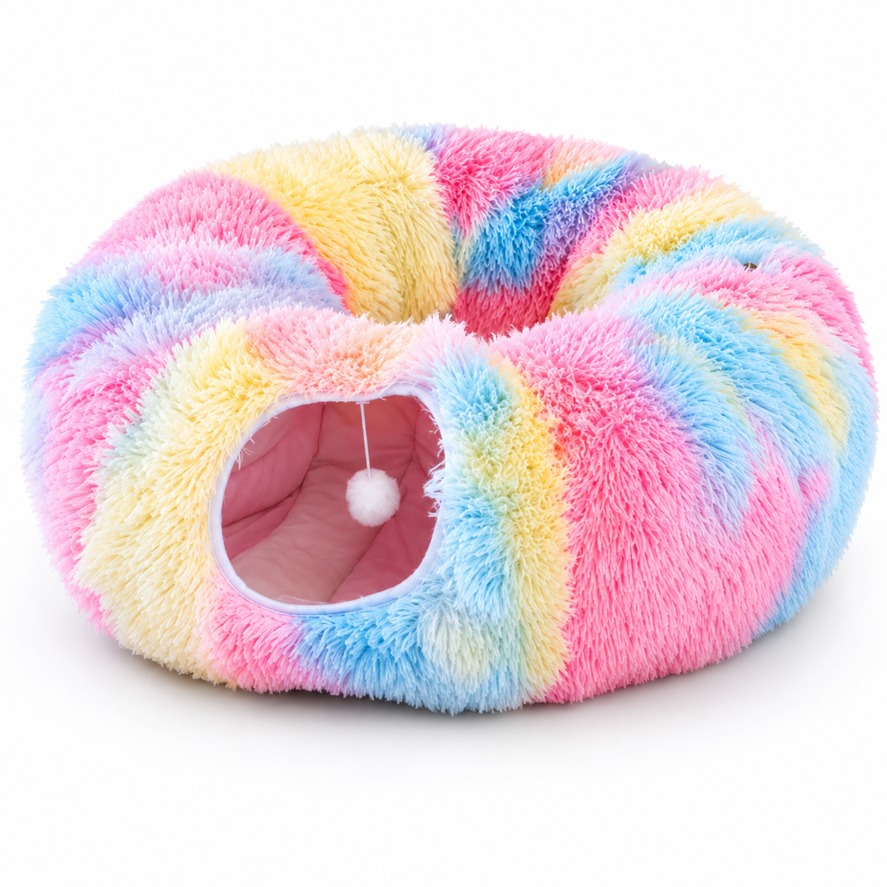 Calming Tunnel Cat Bed – Ultra-Soft