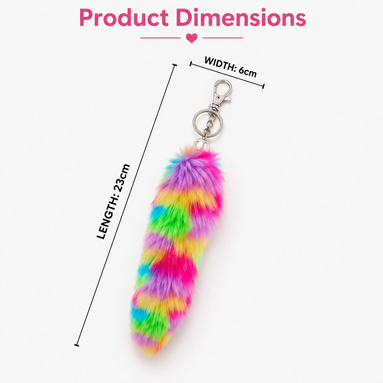 Fluffy Fur Keychain