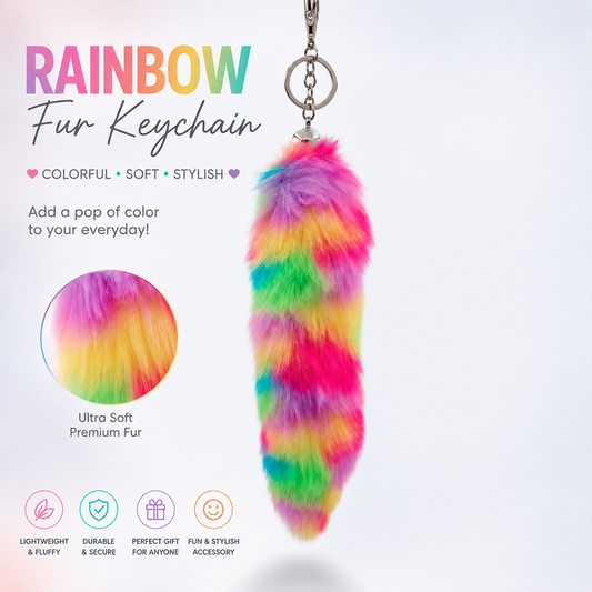 Fluffy Fur Keychain