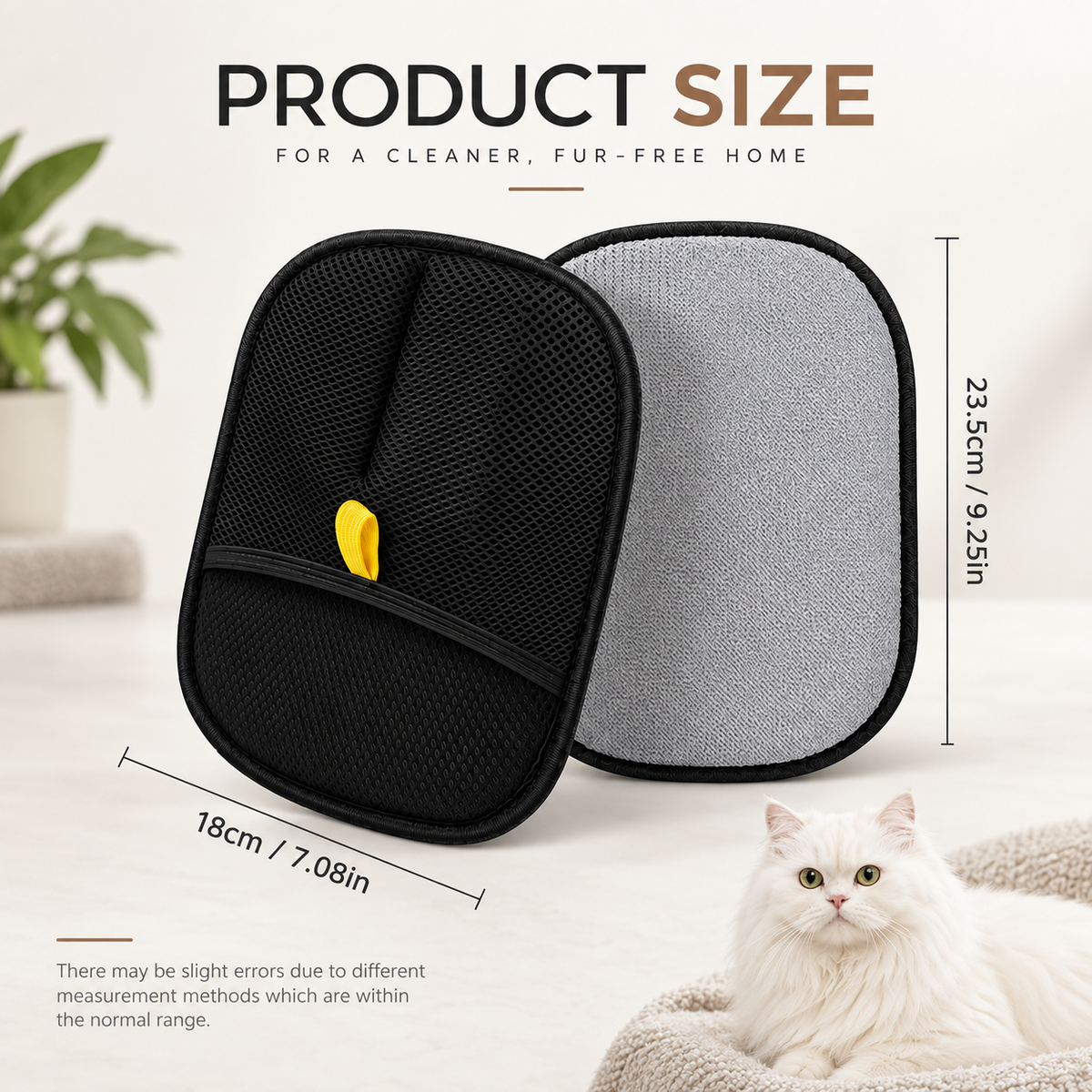 Pet Hair Removal Glove for Cats & Dogs-Reusable
