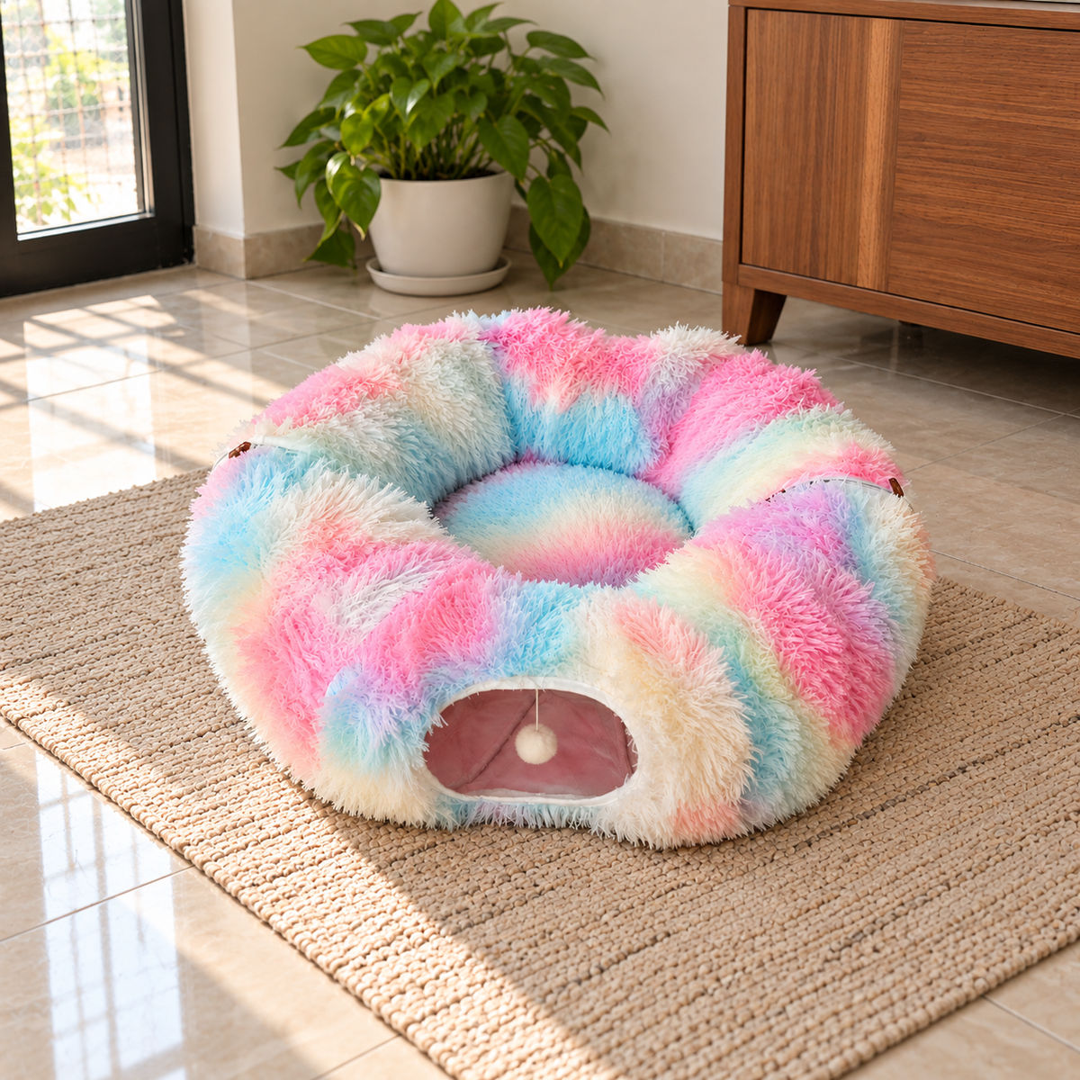 Calming Tunnel Cat Bed – UltraSoft