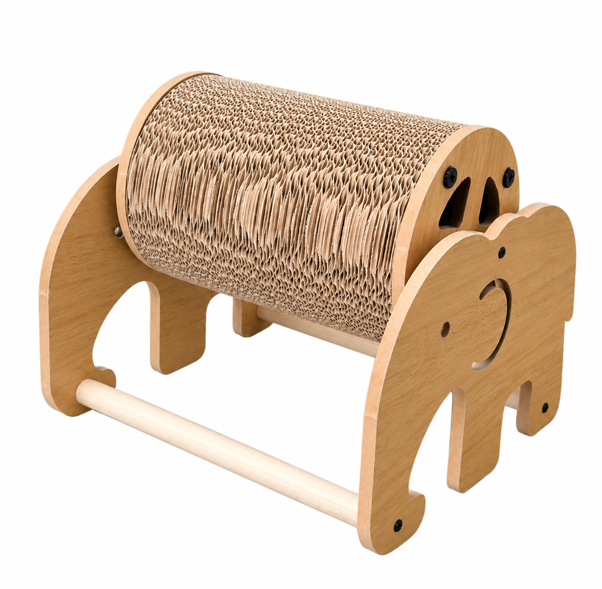 Elephant Cat Scratcher – Engaging Wooden Toy