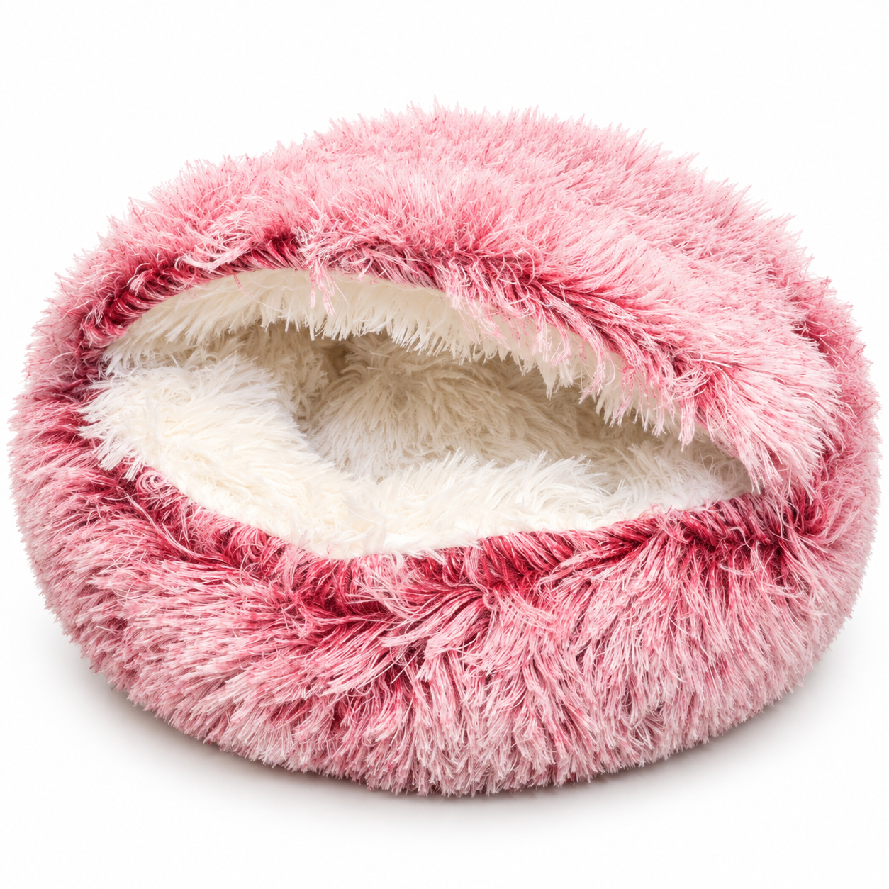 Cat Cave Bed – Soft Plush Hooded Ideal for Small Cats