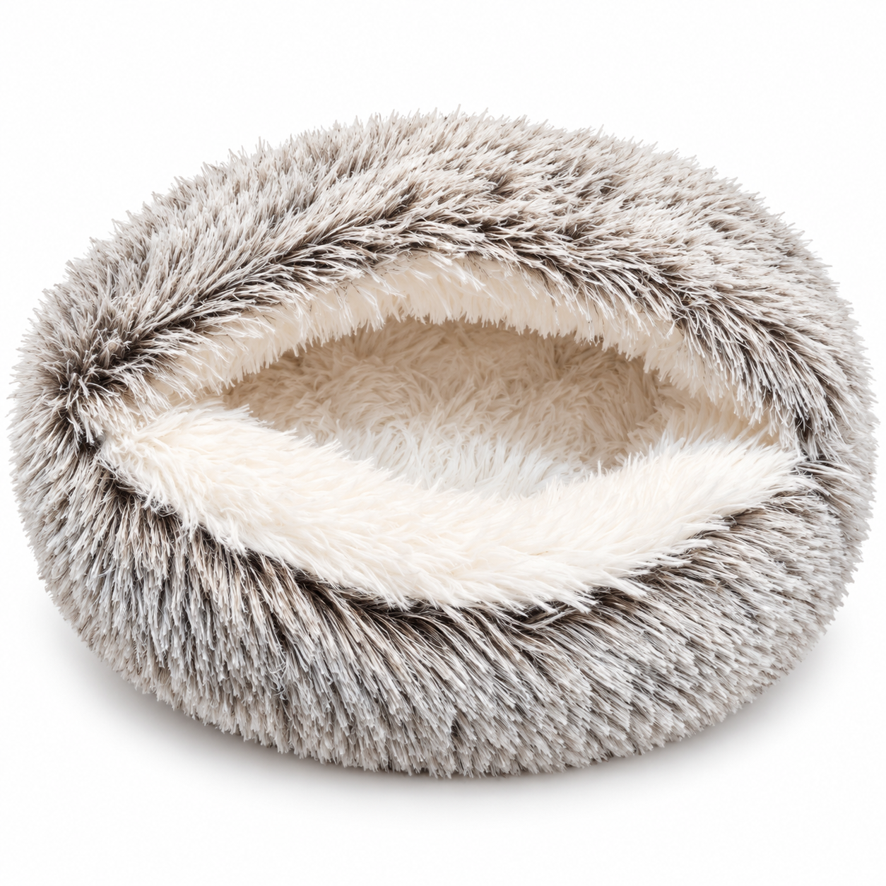 Cat Cave Bed – Soft Plush Hooded Ideal for Small Cats