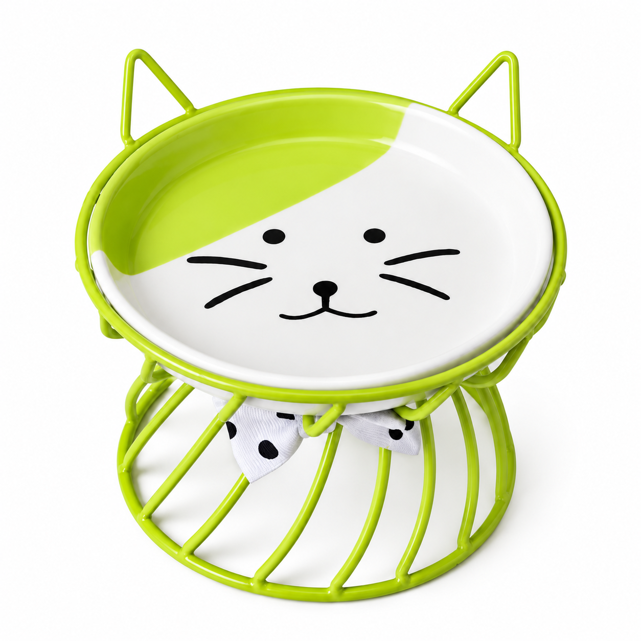 Elevated Cat Bowl Stand-Whisker-Friendly