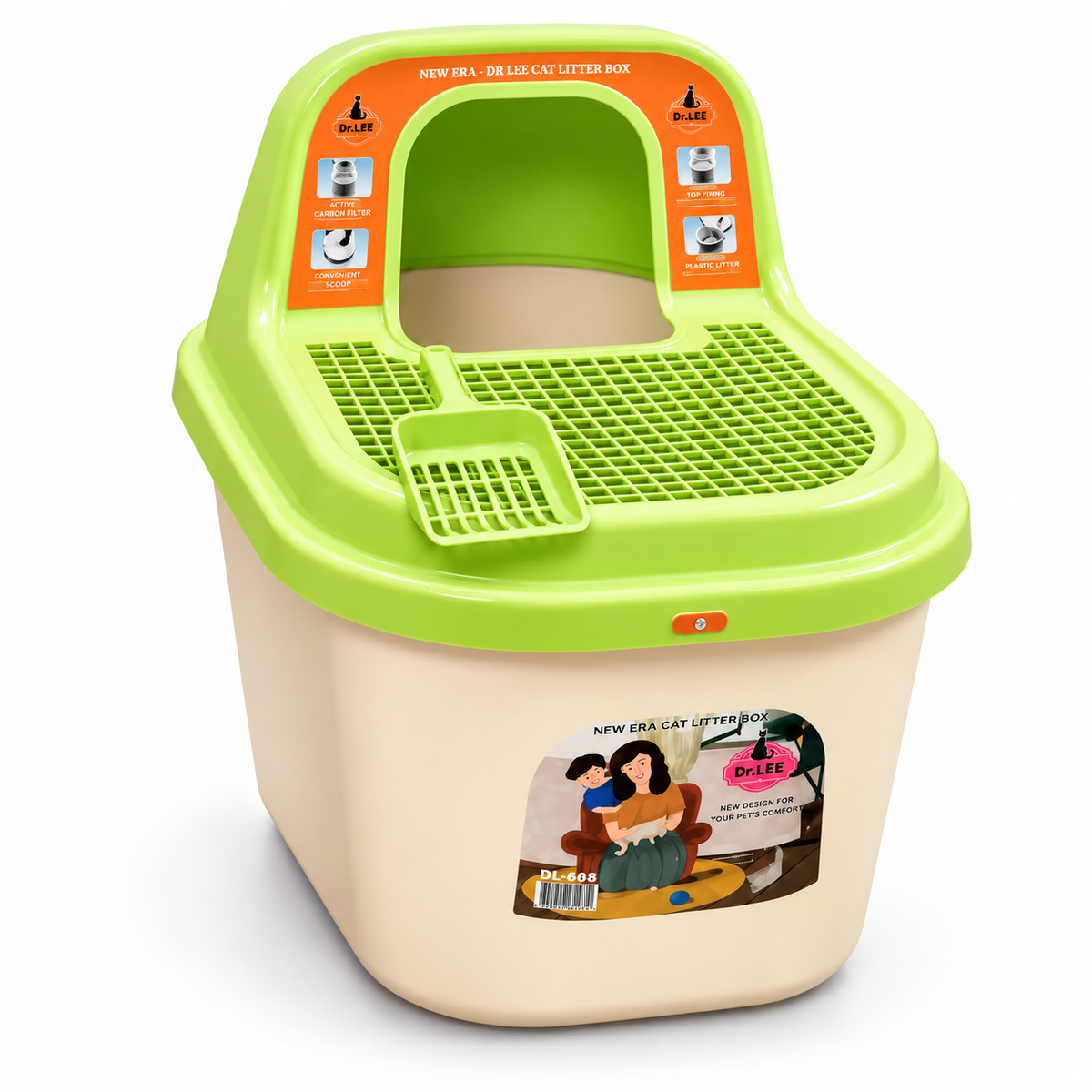 Enclosed Cat Litter Box