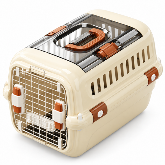 Hard-Shell Cat Carrier – Secure Travel Crate for Cats