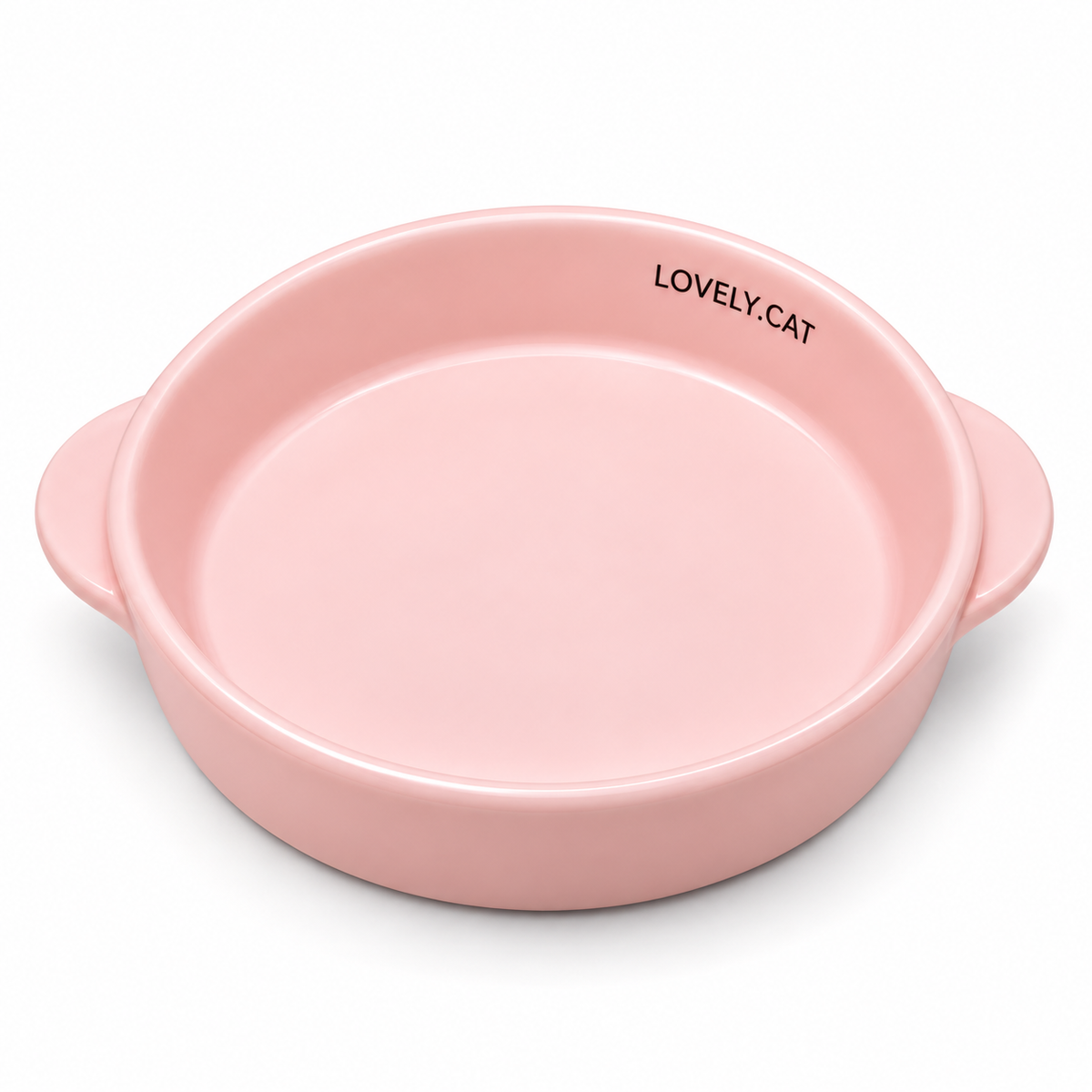 Ceramic Cat Bowl with Side Handles | 15.2 cm