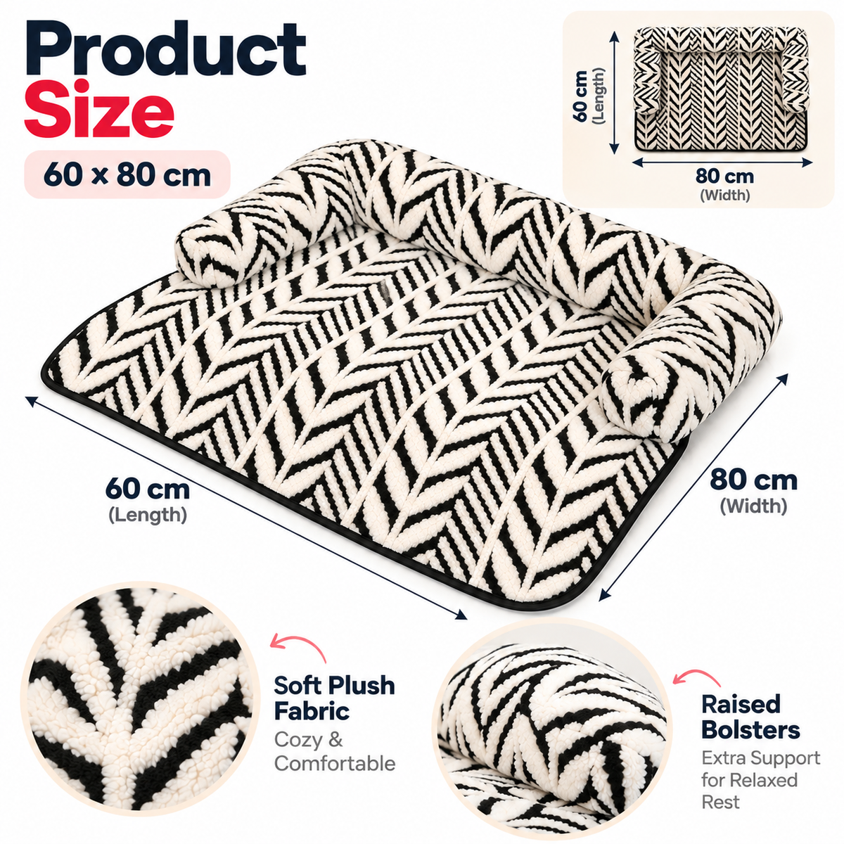 Plush Cat Sofa Protector – Soft Couch Cover Bed