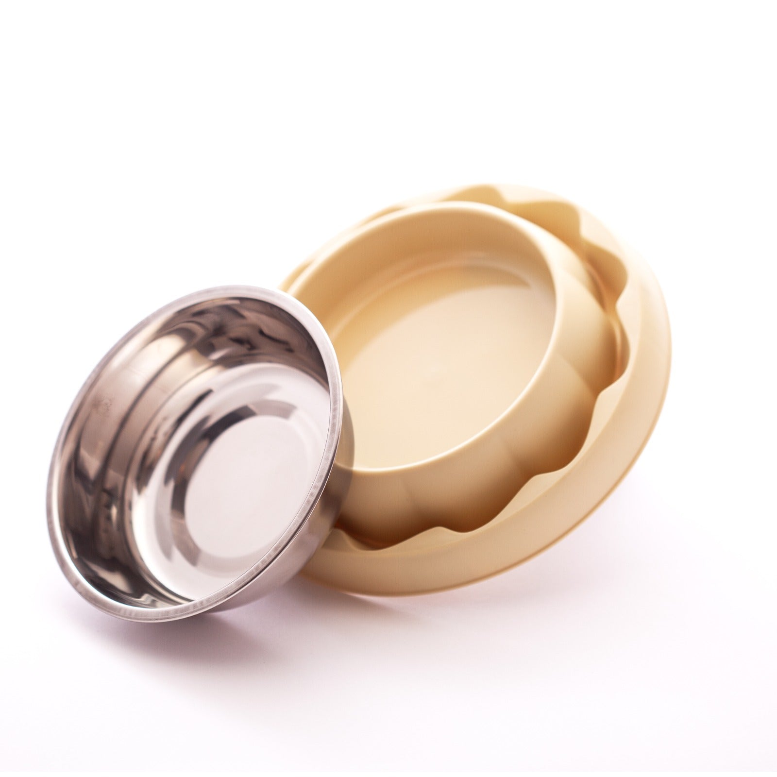 Anti-Ant Cat Food Bowl with Detachable Stainless Steel Insert | Non-Slip, Easy Clean Feeding Bowl