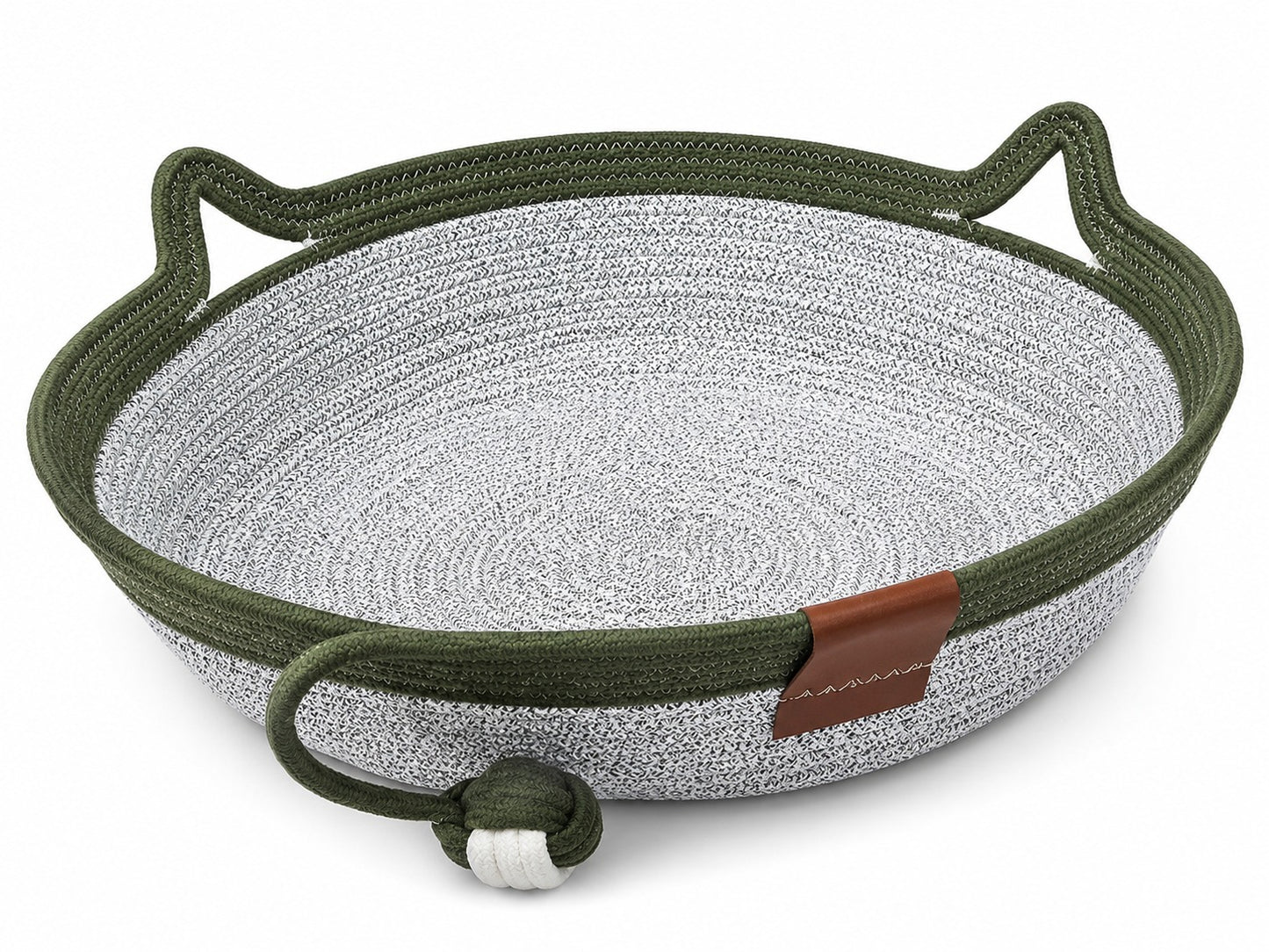 Woven Cotton Rope Cat Basket Bed | Eco-Friendly