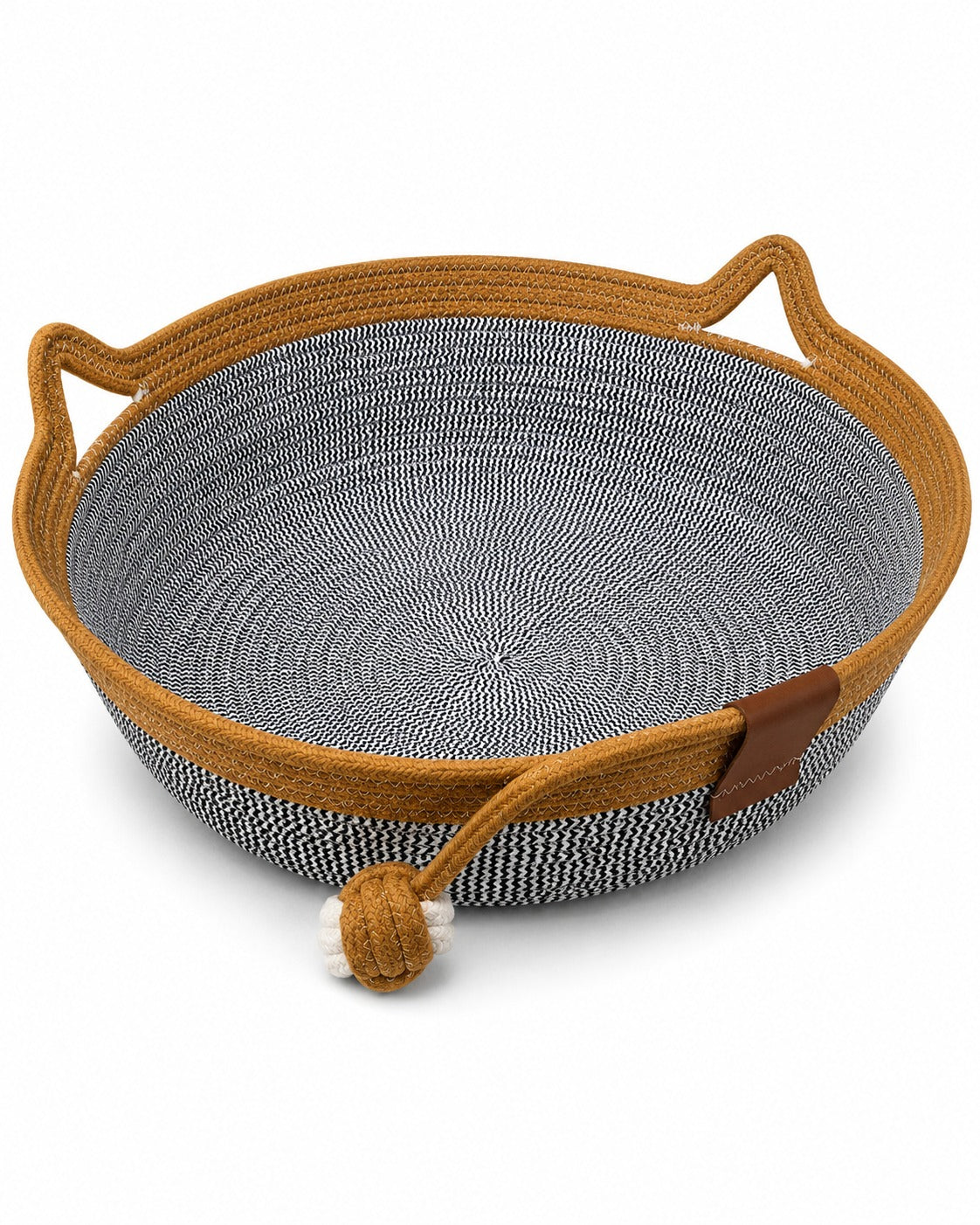 Woven Cotton Rope Cat Basket Bed | Eco-Friendly