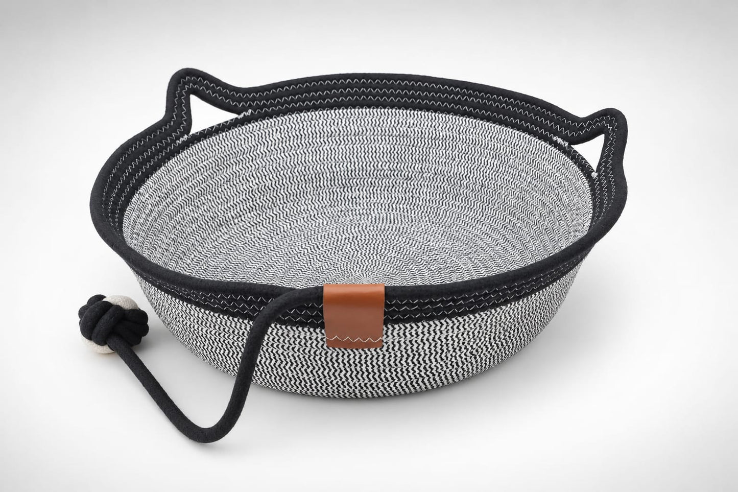 Woven Cotton Rope Cat Basket Bed | Eco-Friendly