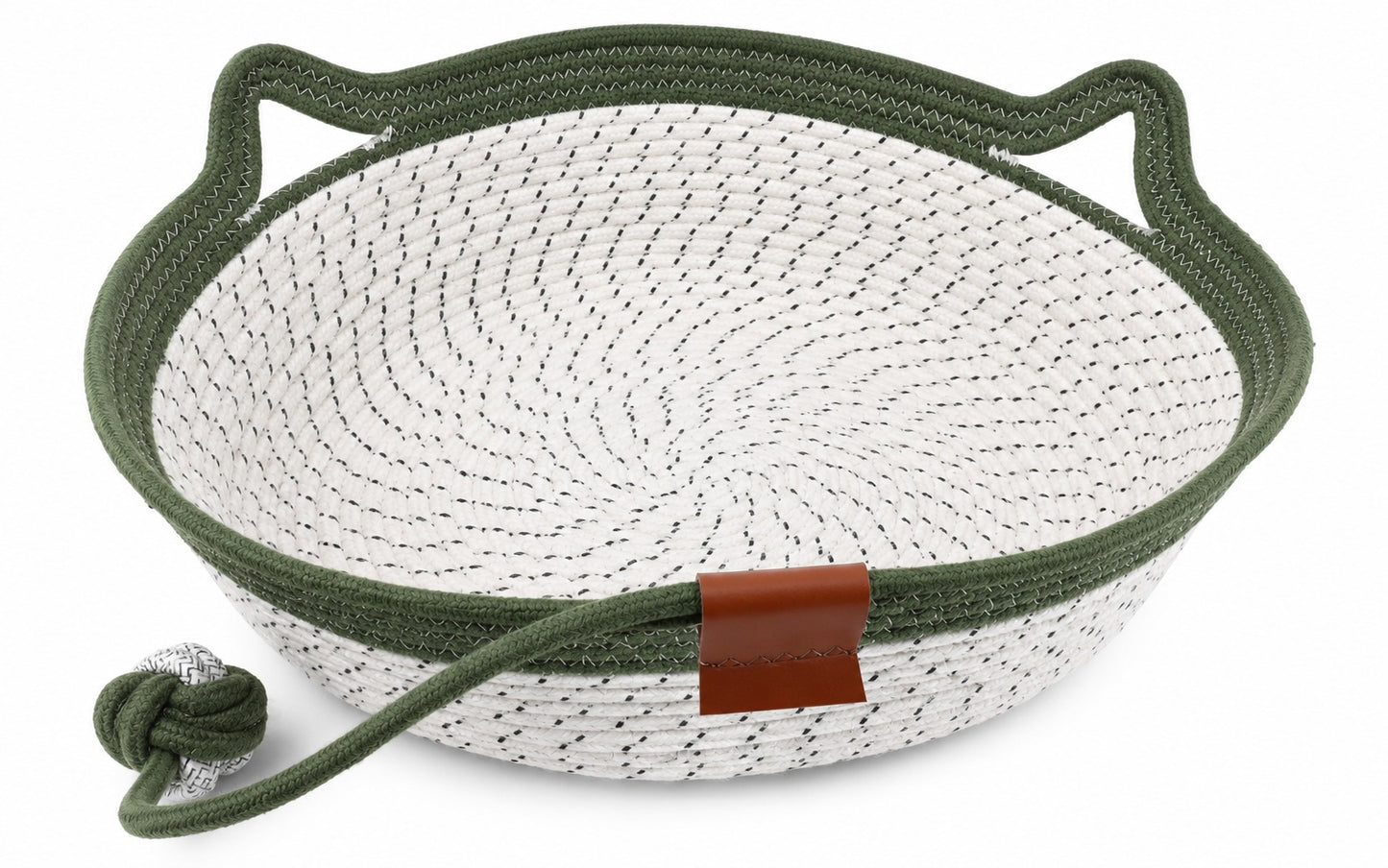 Woven Cotton Rope Cat Basket Bed | Eco-Friendly