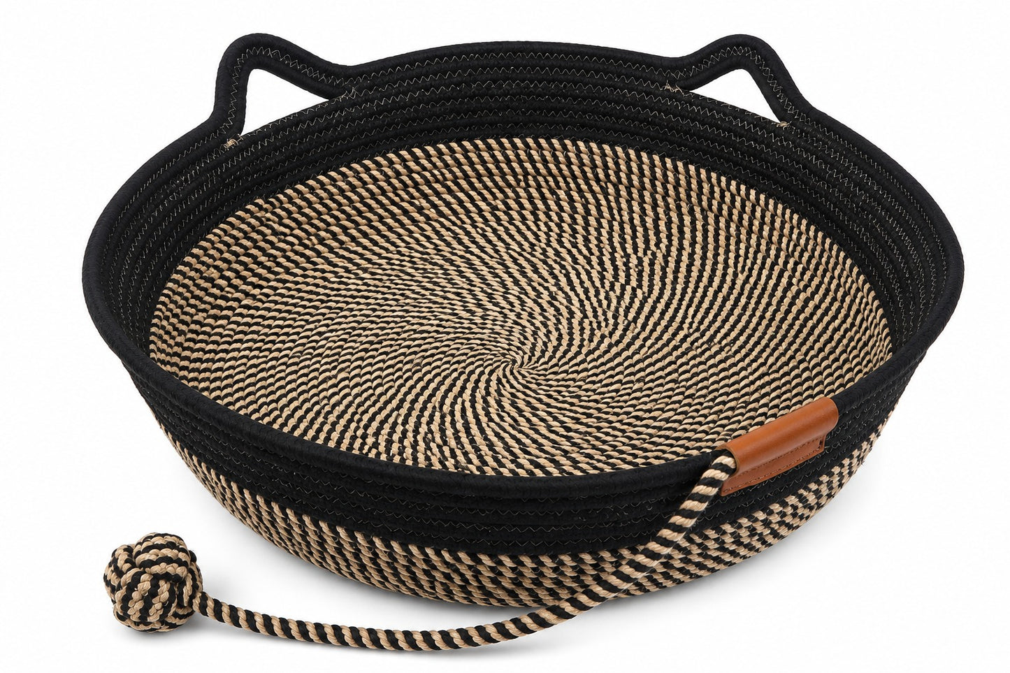 Woven Cotton Rope Cat Basket Bed | Eco-Friendly