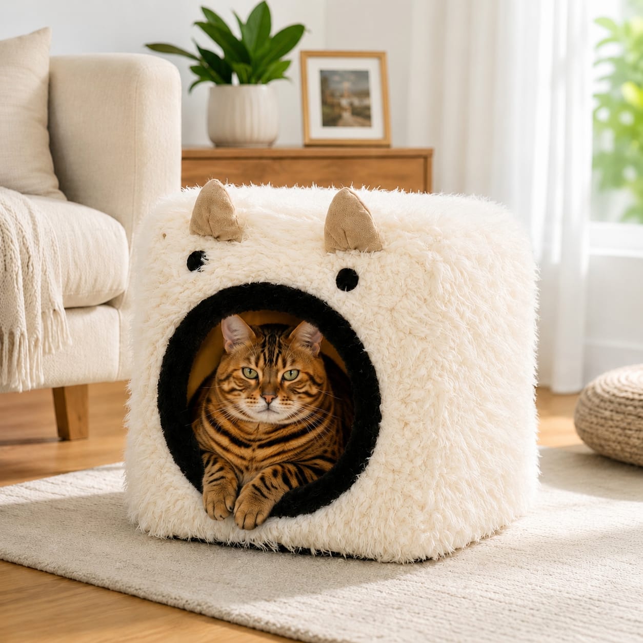 Sheep Cat House Bed – Hideout