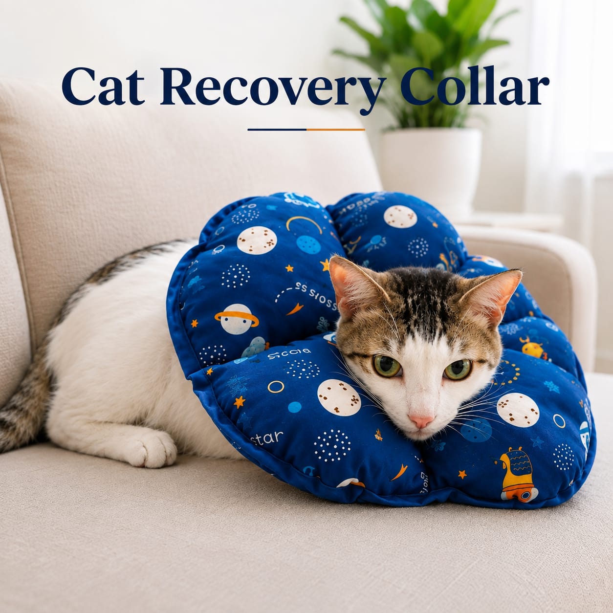 Cat Recovery Collar – Soft Protective E-Collar