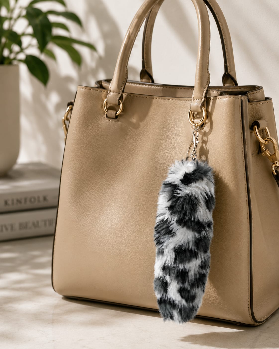 Fluffy Fur Keychain