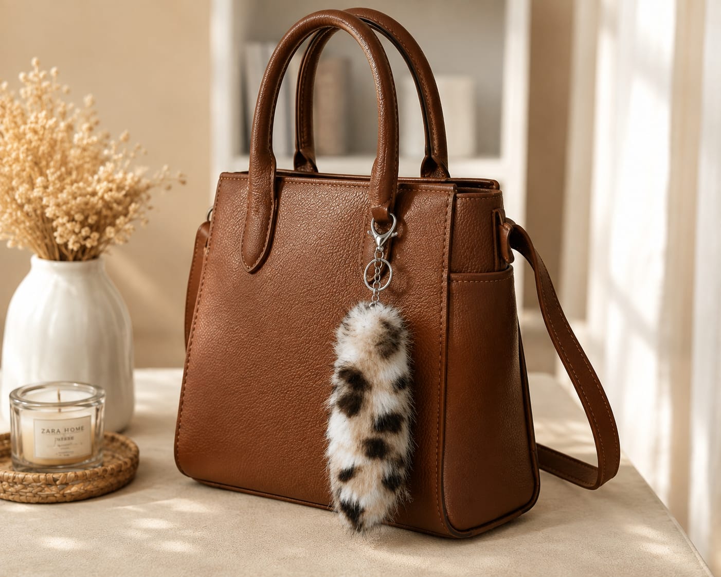 Fluffy Fur Keychain