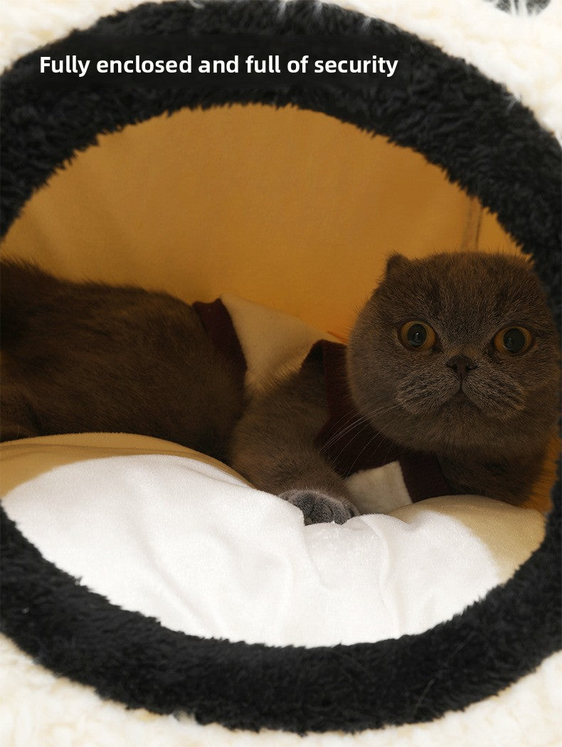 Sheep House Bed– Warm, Enclosed Comfort Bed for cats