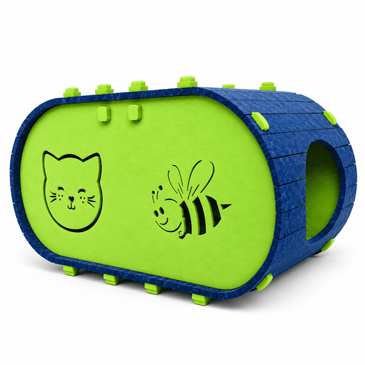 Felt Cat Tunnel House with Scratcher - Catbazaar.in