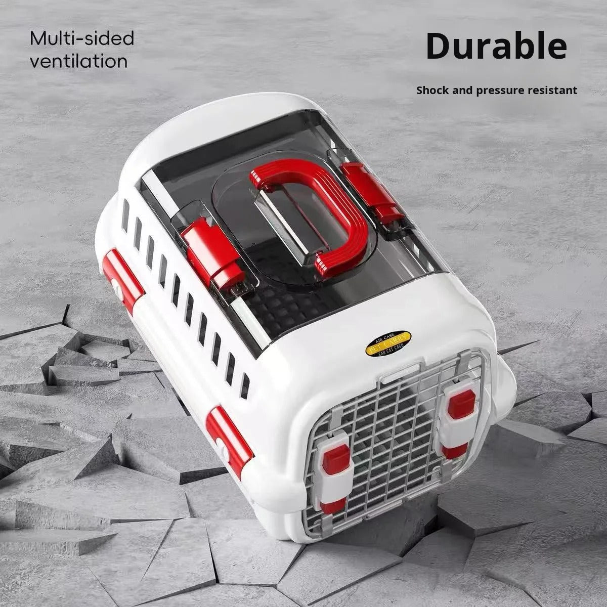Premium Hard-Shell Cat Carrier | Secure Travel Crate for Cats & Small Pets | Airline-Friendly Carrier