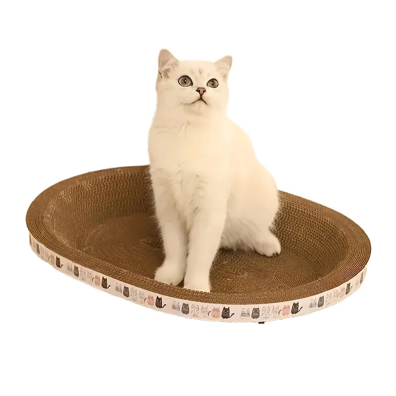 Cat Bazaar Oval Cat Scratcher Bed