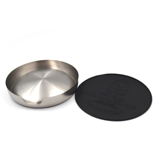 Stainless Steel Cat Bowl with Anti-Slip Base | Whisker-Friendly Feeding Dish
