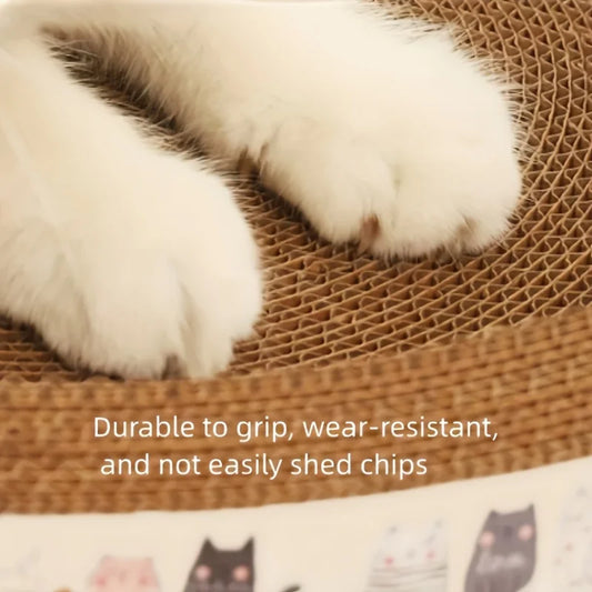 Cat Bazaar Oval Cat Scratcher Bed