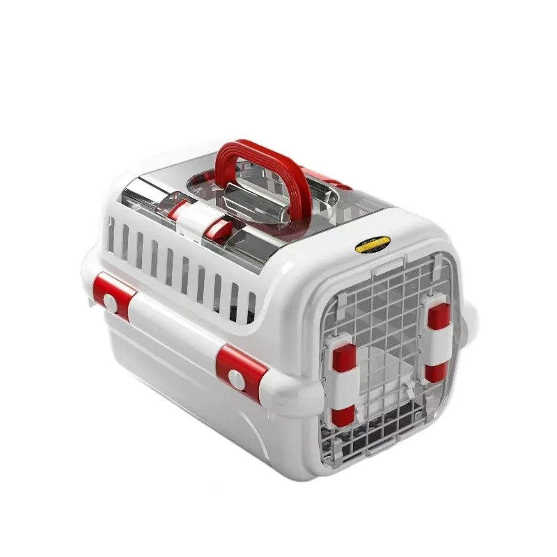 Premium Hard-Shell Cat Carrier | Secure Travel Crate for Cats & Small Pets | Airline-Friendly Carrier