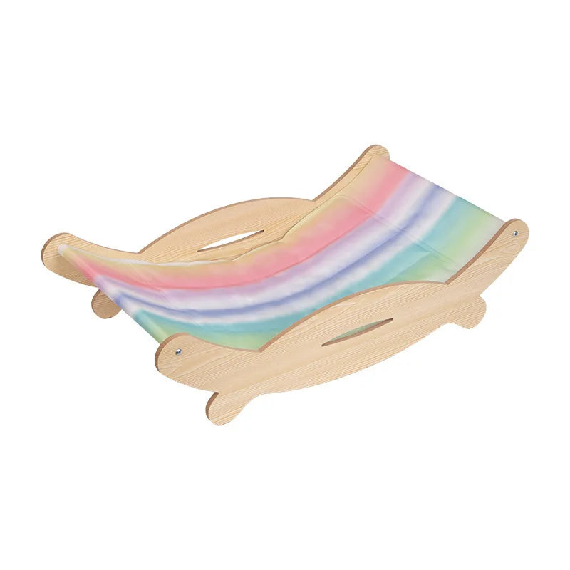Pet Cooling Bed for Cats with Wooden Frame | Cat Ice Pad Lounger, Summer Cooling Recliner Bed for Cats & Small Dogs