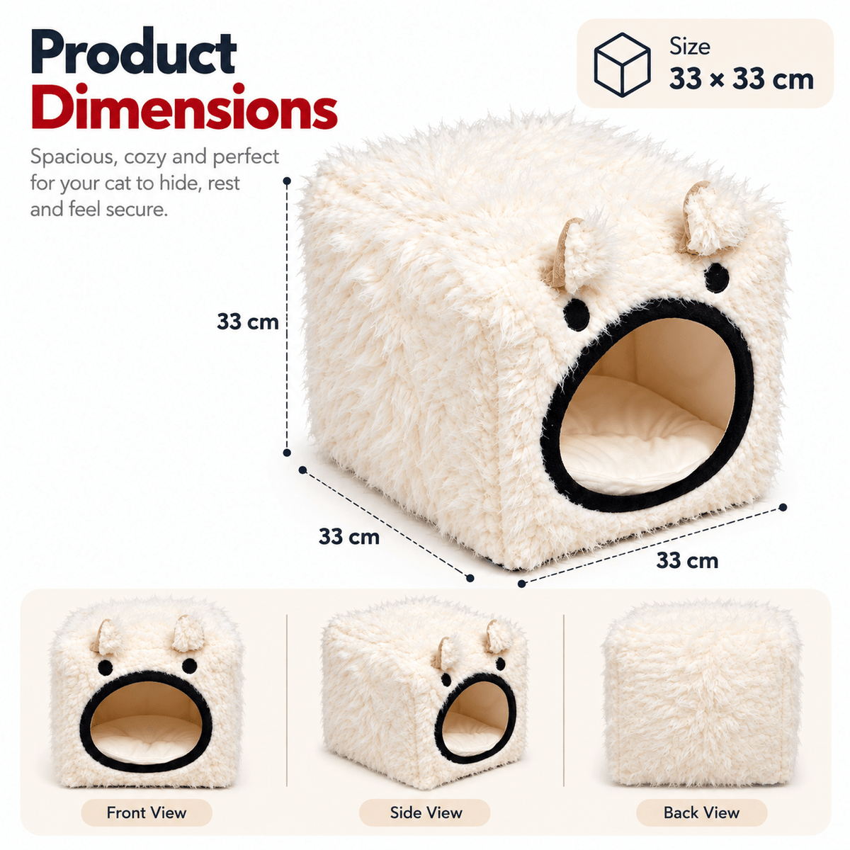 Sheep Cat house bed for cats - Catbazaar.in