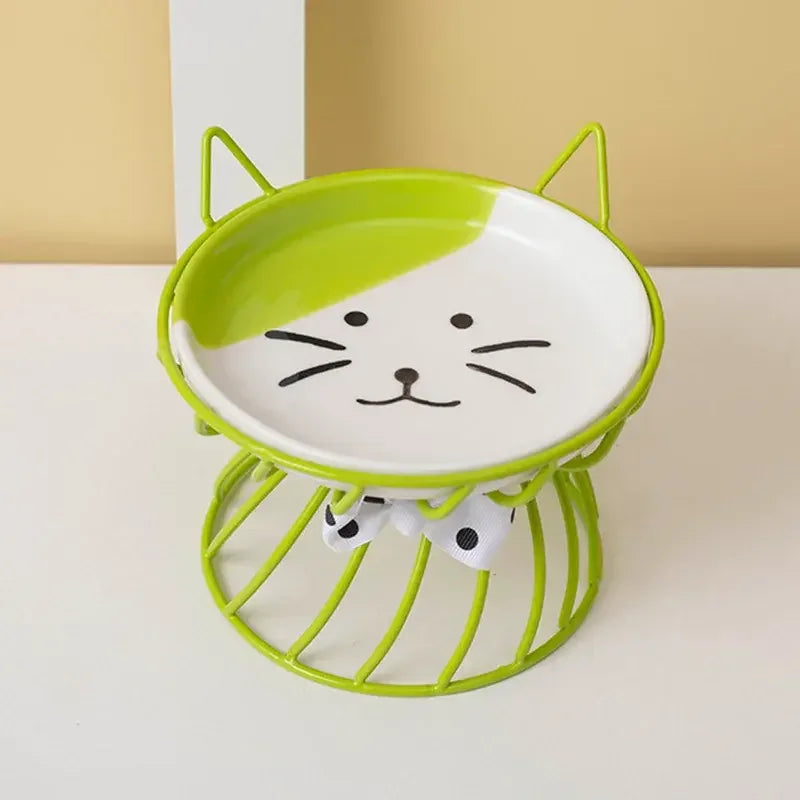 Elevated Cat Bowl Stand – Ergonomic & Whisker-Friendly Feeding