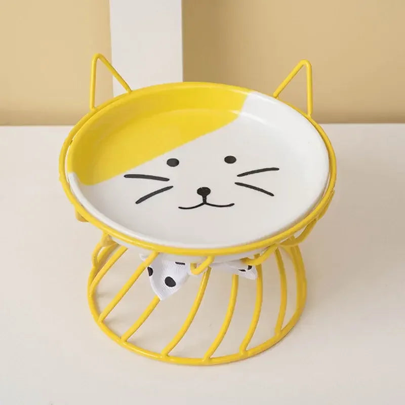 Elevated Cat Bowl Stand – Ergonomic & Whisker-Friendly Feeding